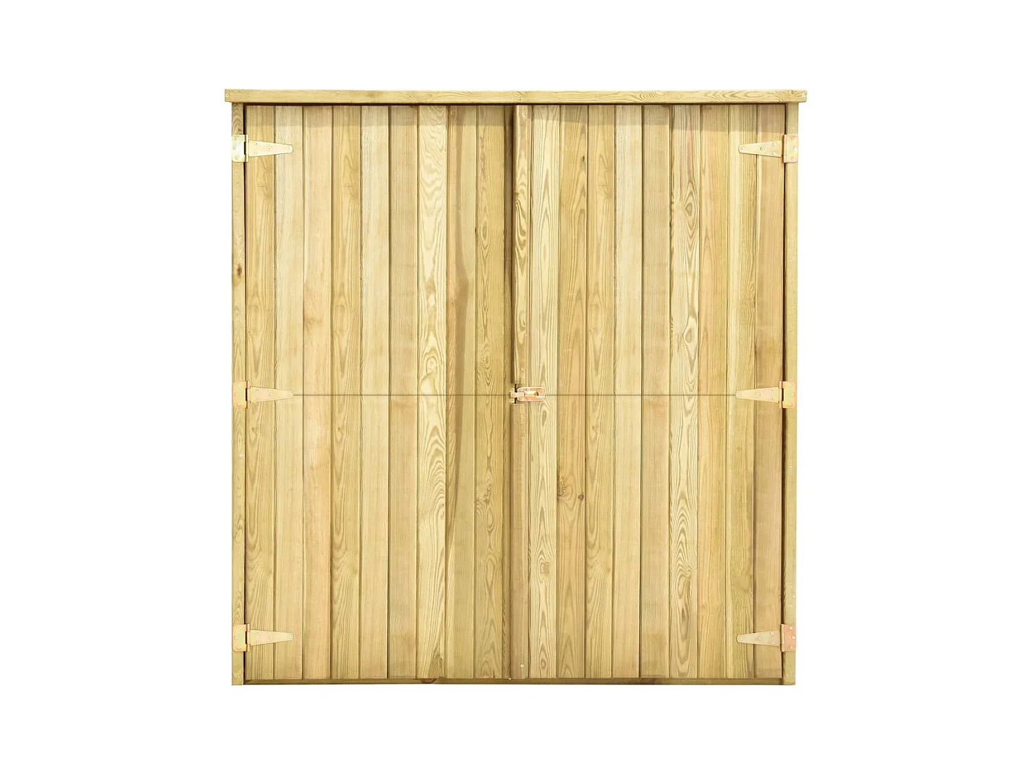 Arja  Abri à outils de jardin 163x50x171 cm Pinède imprégnée