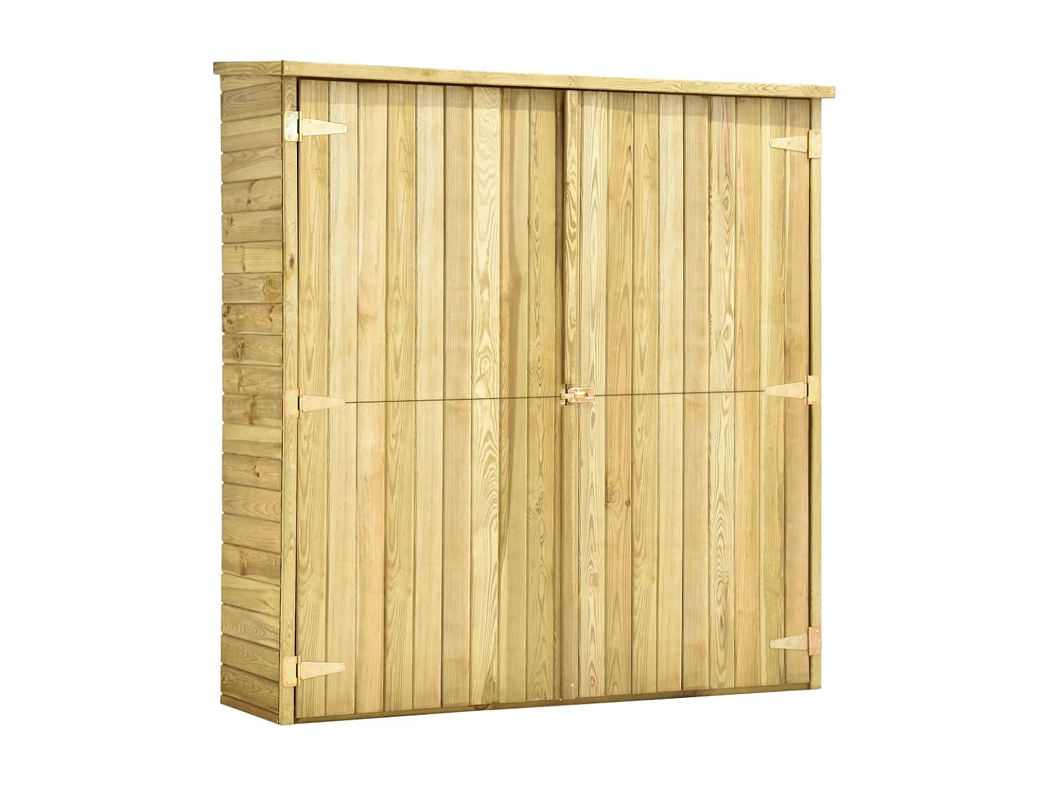 Arja  Abri à outils de jardin 163x50x171 cm Pinède imprégnée