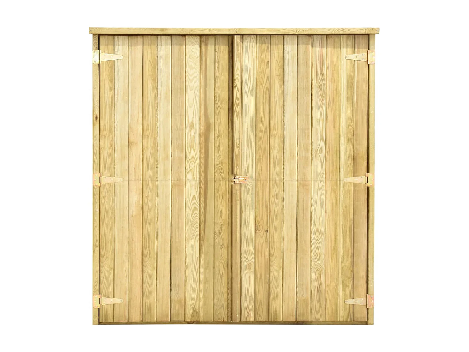 Arja  Abri à outils de jardin 163x50x171 cm Pinède imprégnée