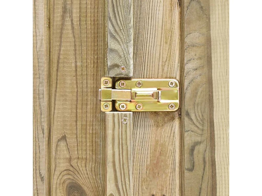 Arja  Abri à outils de jardin 163x50x171 cm Pinède imprégnée