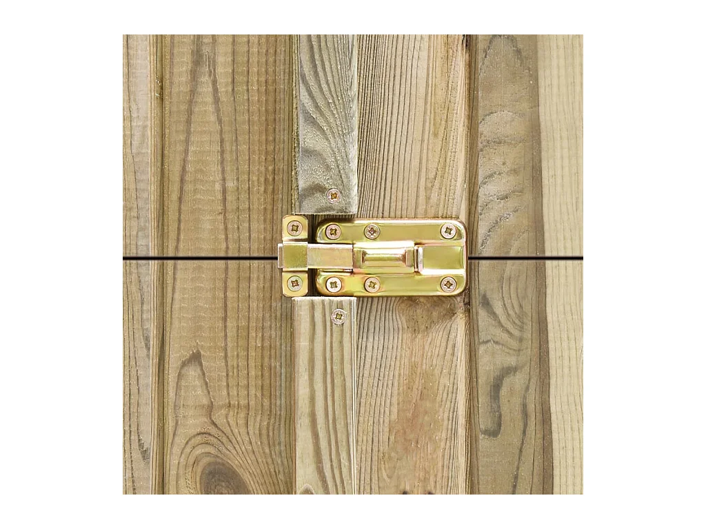 Arja  Abri de jardin 232x110x170 cm Bois de pin imprégné