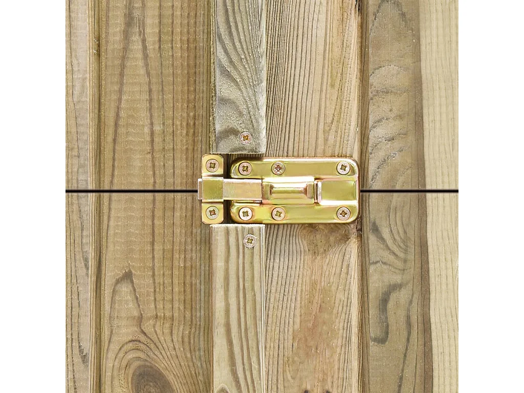 Arja  Abri de jardin 232x110x170 cm Bois de pin imprégné