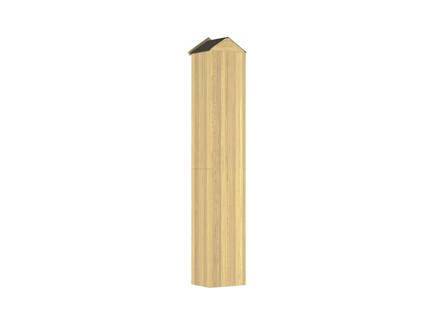 Timothée-Philippe  Abri à outils de jardin 40x33x222 cm Bois de pin imprégné