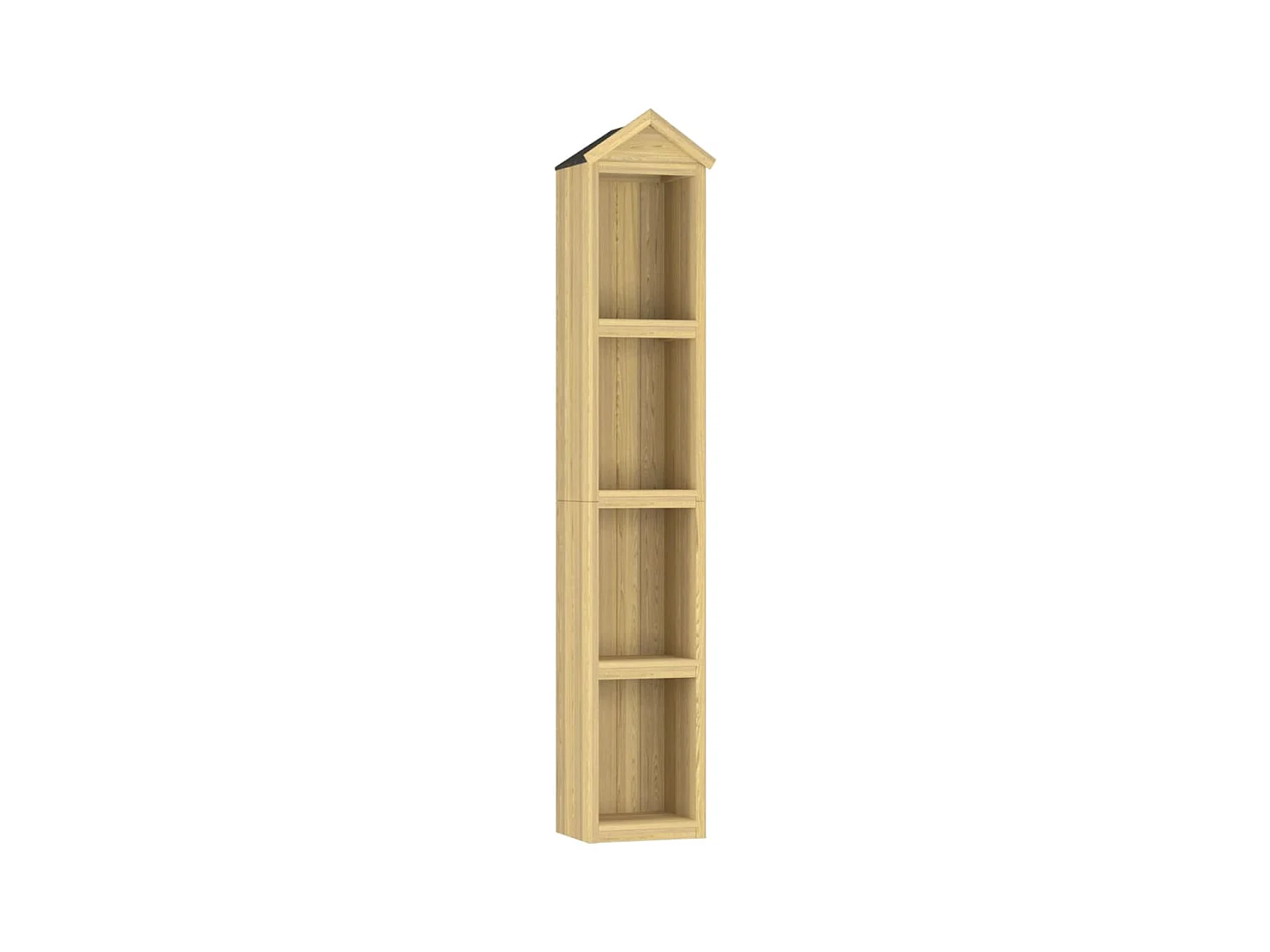 Timothée-Philippe  Abri à outils de jardin 40x33x222 cm Bois de pin imprégné