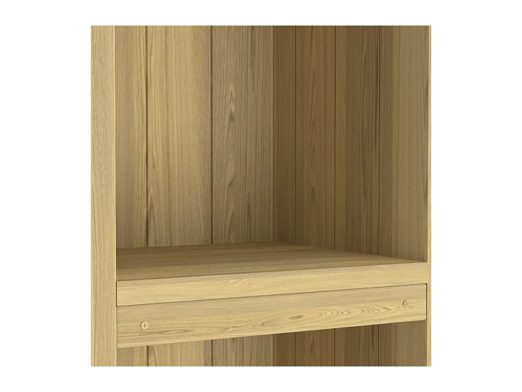 Timothée-Philippe  Abri à outils de jardin 40x33x222 cm Bois de pin imprégné