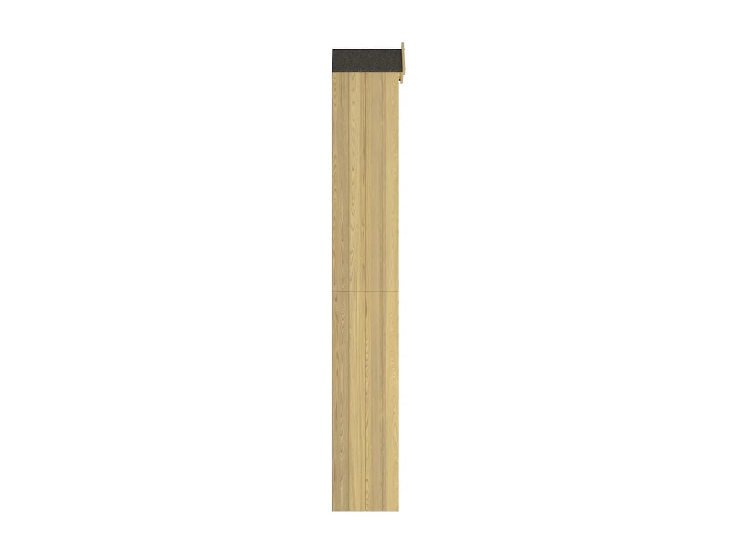 Timothée-Philippe  Abri à outils de jardin 40x33x222 cm Bois de pin imprégné