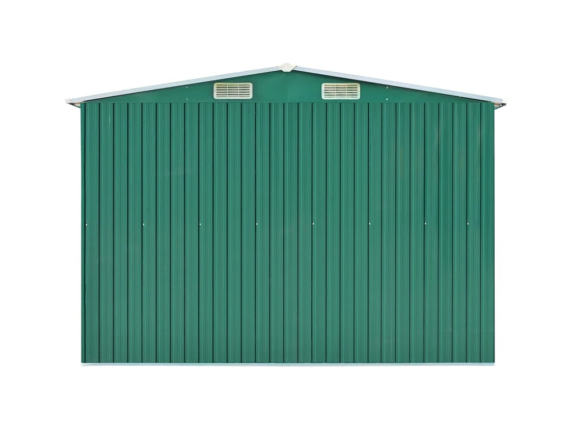 Zulema  Abri de jardin 257x489x181 cm Métal Vert