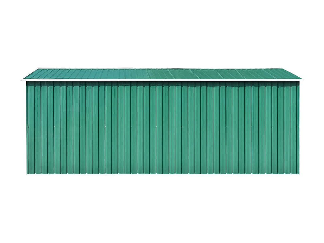 Zulema  Abri de jardin 257x489x181 cm Métal Vert