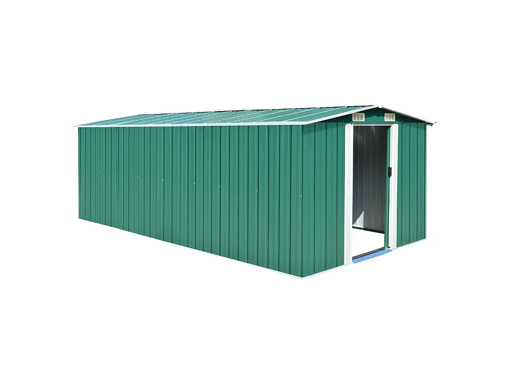 Zulema  Abri de jardin 257x489x181 cm Métal Vert
