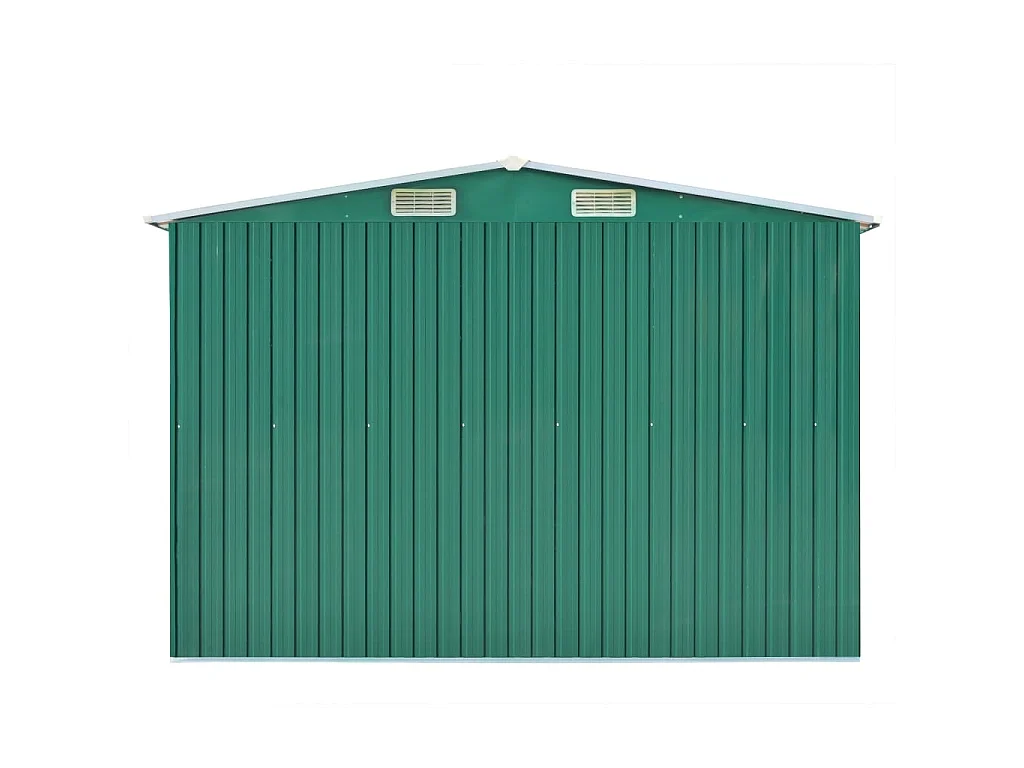 Zulema  Abri de jardin 257x489x181 cm Métal Vert