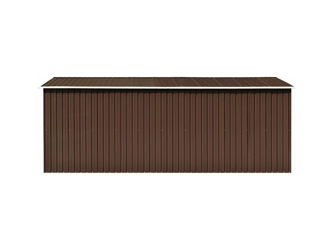 Zulema  Abri de jardin 257x489x181 cm Métal Marron