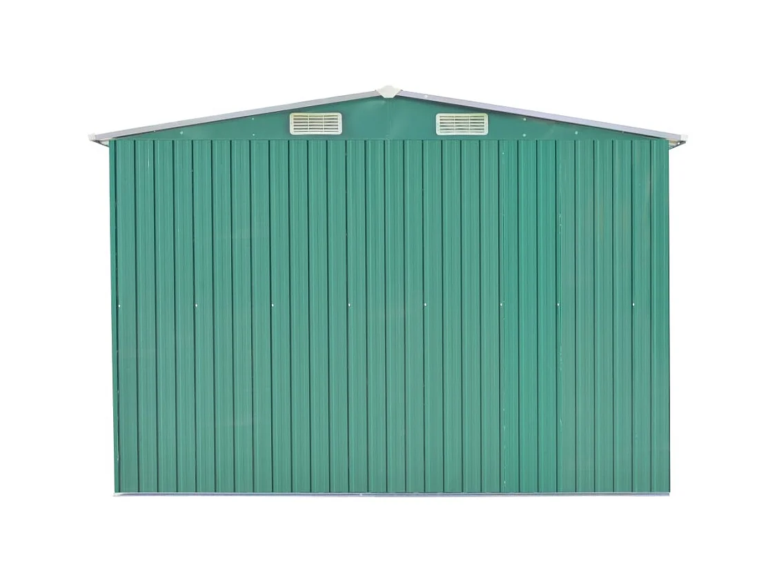 Zulema  Abri de jardin 257x392x181 cm Métal Vert