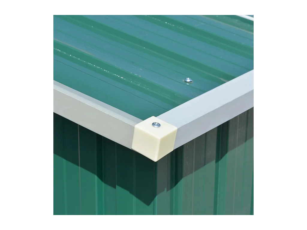 Zulema  Abri de jardin 257x392x181 cm Métal Vert