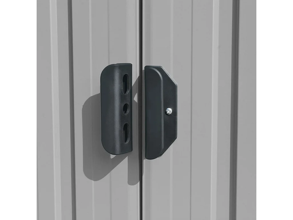 Zulema  Abri de jardin 257x298x178 cm Métal Gris