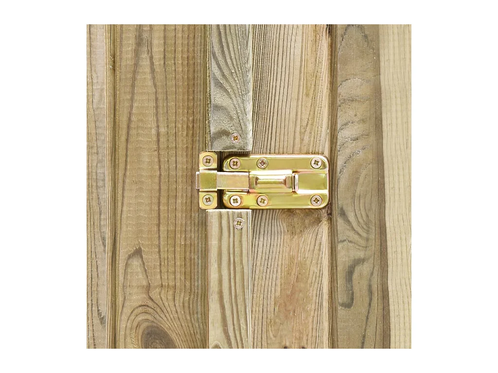 Arja  Abri à outils de jardin 123x50x171 cm Pinède imprégnée