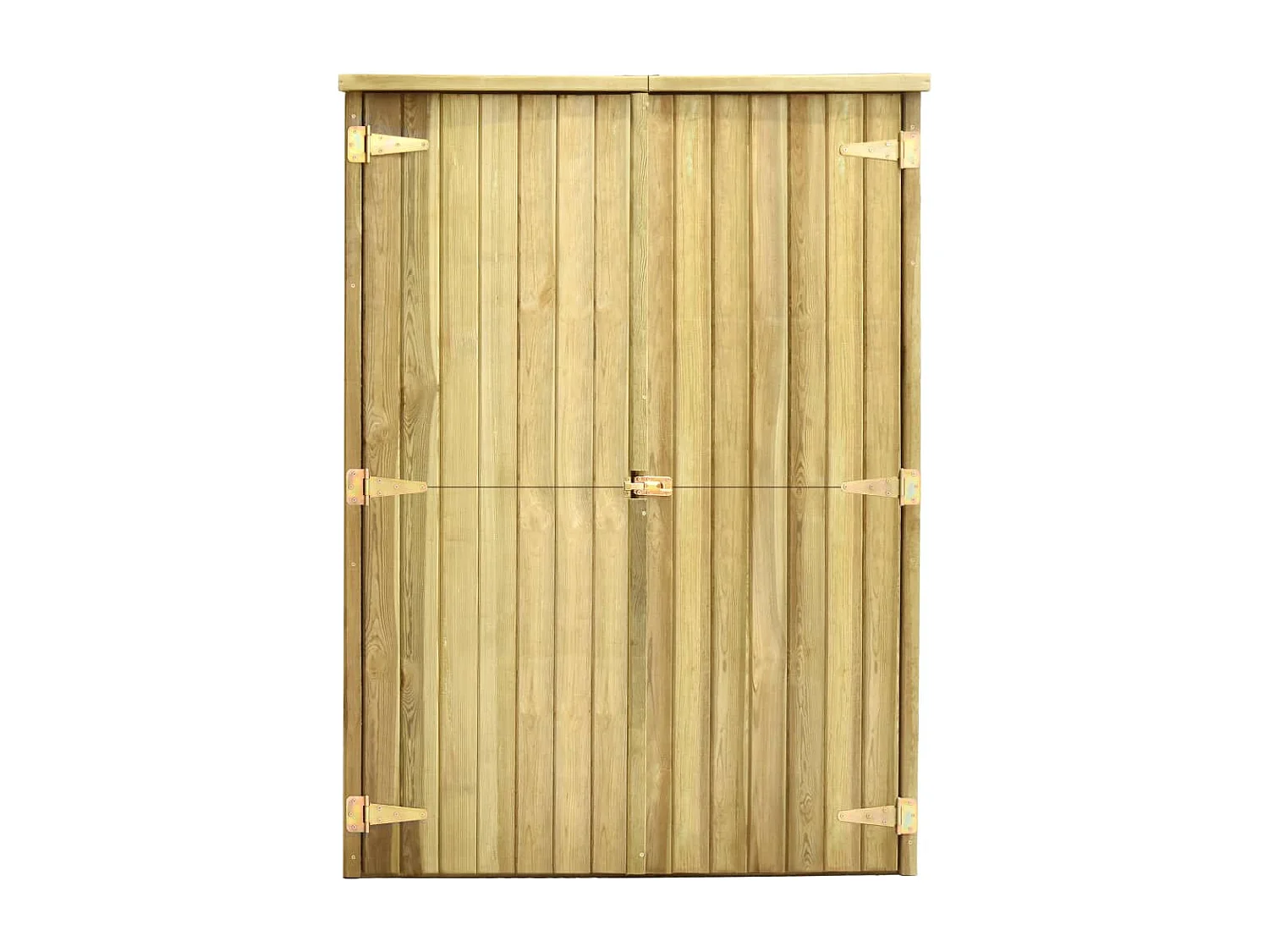 Arja  Abri à outils de jardin 123x50x171 cm Pinède imprégnée