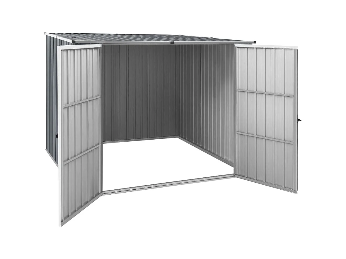 Alum Creek  Abri de jardin Gris 195x198x159 cm Acier galvanisé