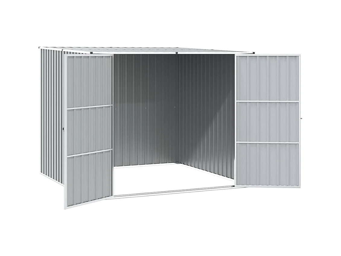 Alum Creek  Abri de jardin Gris 195x198x159 cm Acier galvanisé