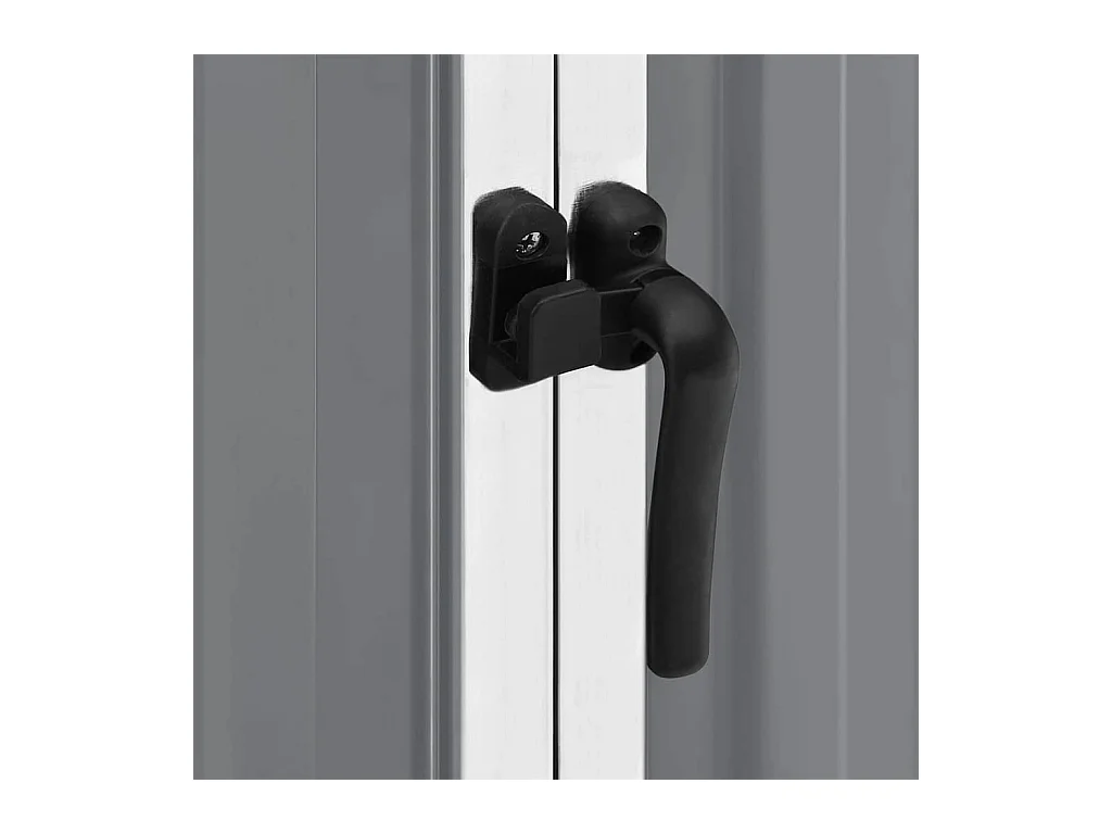 Alum Creek  Abri de jardin Gris 195x198x159 cm Acier galvanisé