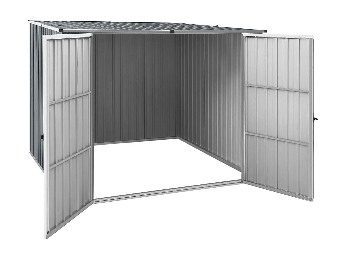 Alum Creek  Abri de jardin Gris 195x198x159 cm Acier galvanisé