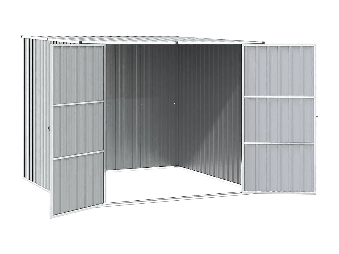 Alum Creek  Abri de jardin Gris 195x198x159 cm Acier galvanisé