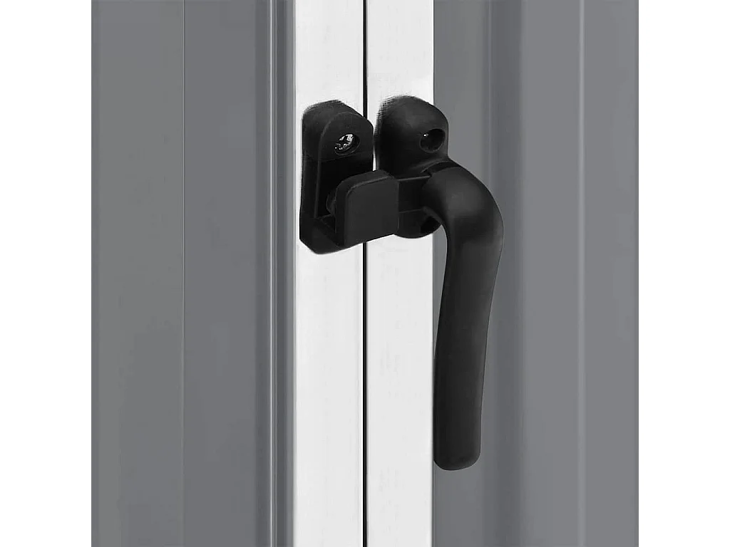 Alum Creek  Abri de jardin Gris 195x198x159 cm Acier galvanisé