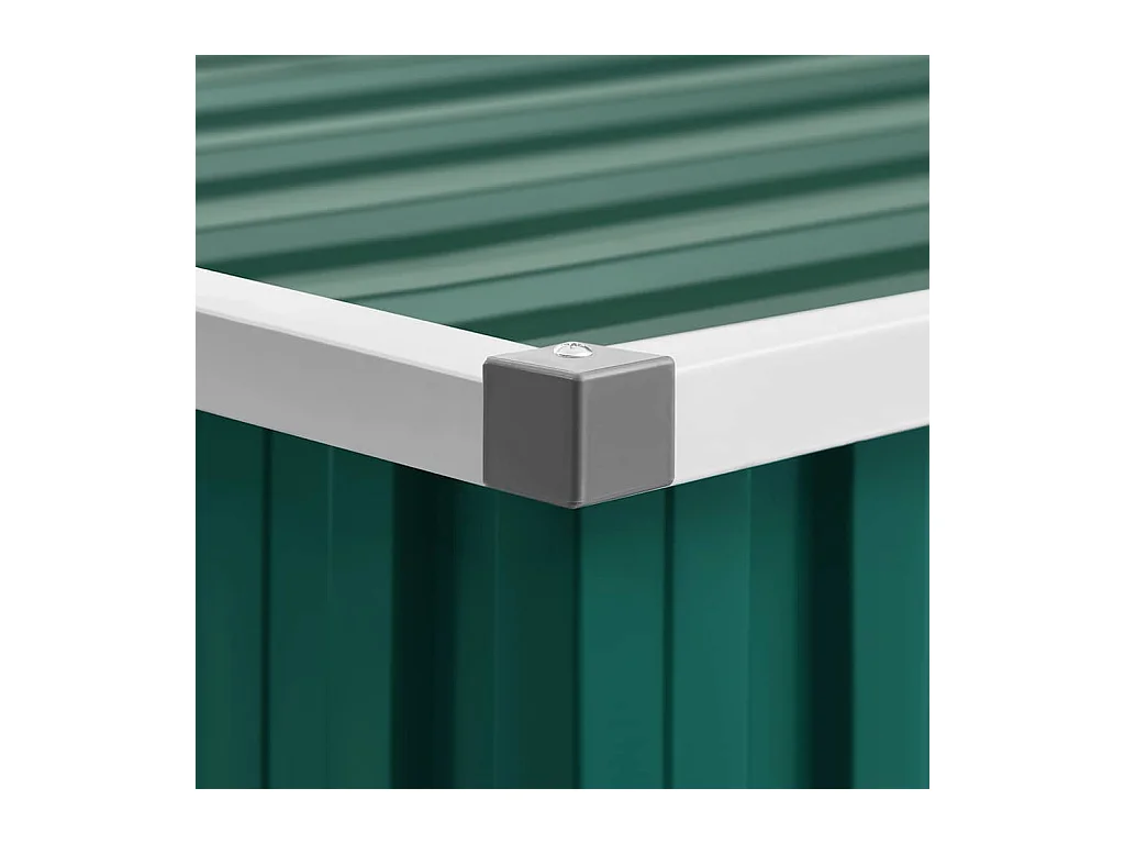 Alum Creek  Abri de jardin Vert 195x198x159 cm Acier galvanisé