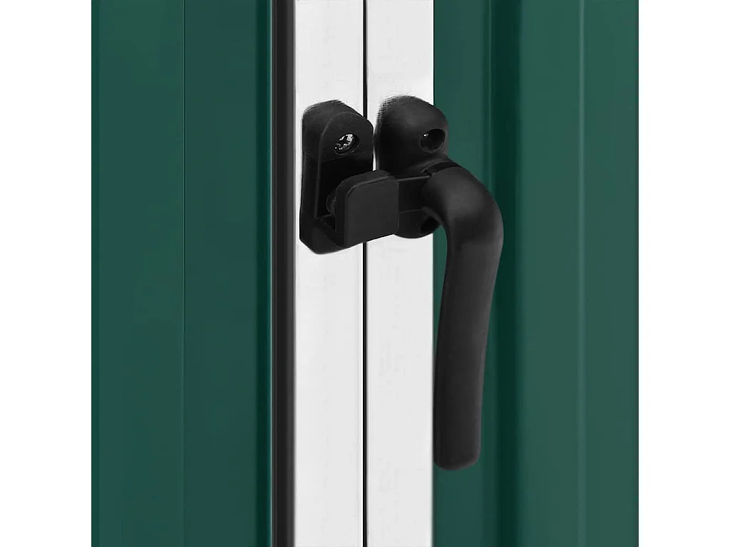 Alum Creek  Abri de jardin Vert 195x198x159 cm Acier galvanisé