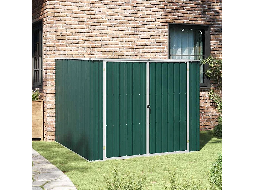 Alum Creek  Abri de jardin Vert 195x198x159 cm Acier galvanisé