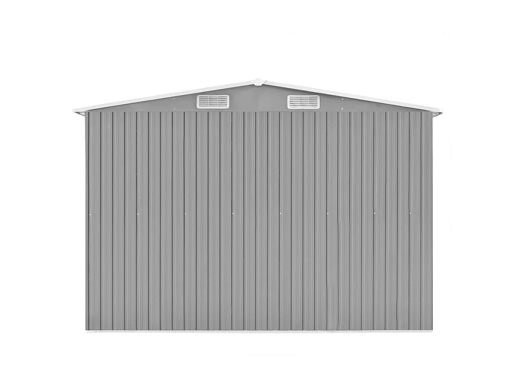 Zulema  Abri de jardin 257x580x181 cm Métal Gris