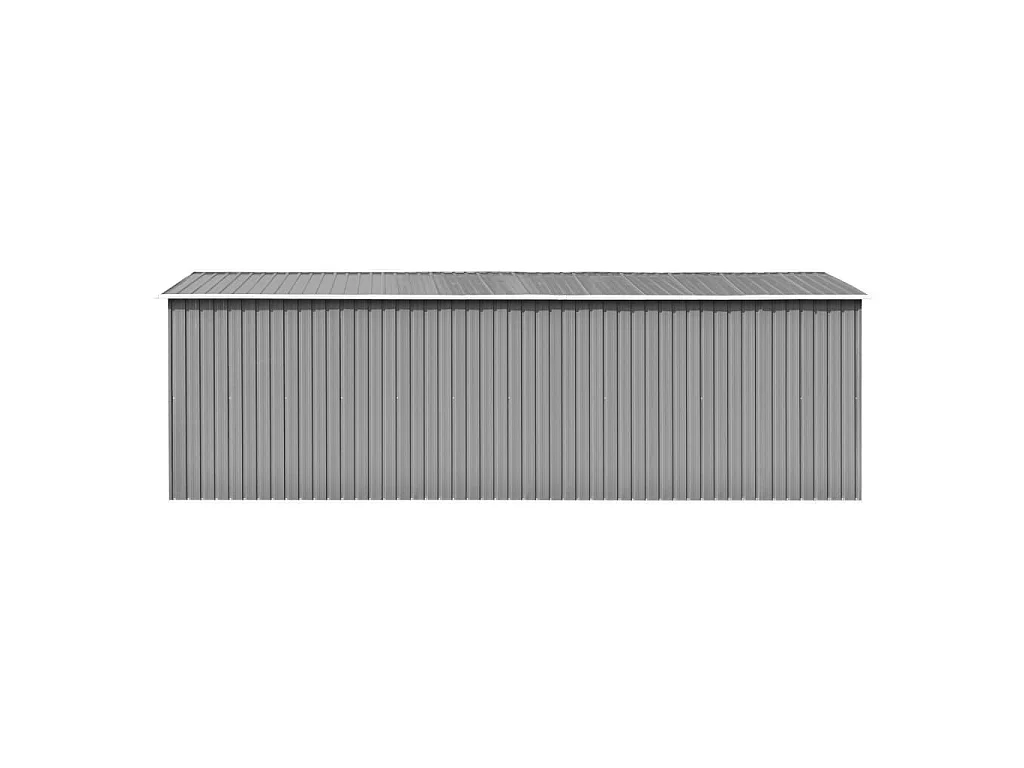 Zulema  Abri de jardin 257x580x181 cm Métal Gris