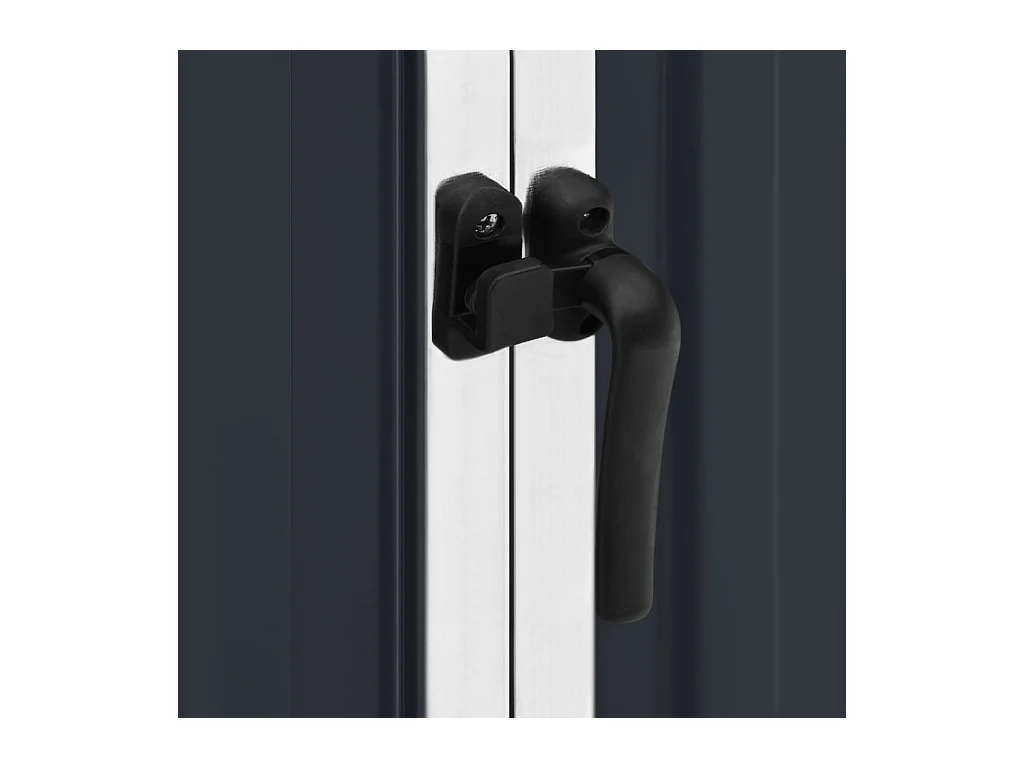 Alum Creek  Abri de jardin Anthracite 195x198x159 cm Acier galvanisé