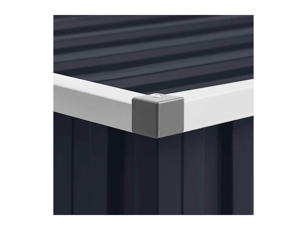 Alum Creek  Abri de jardin Anthracite 195x198x159 cm Acier galvanisé