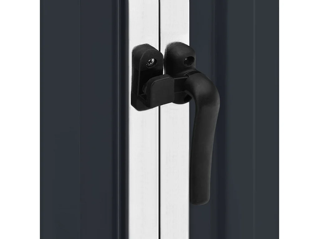 Alum Creek  Abri de jardin Anthracite 195x198x159 cm Acier galvanisé