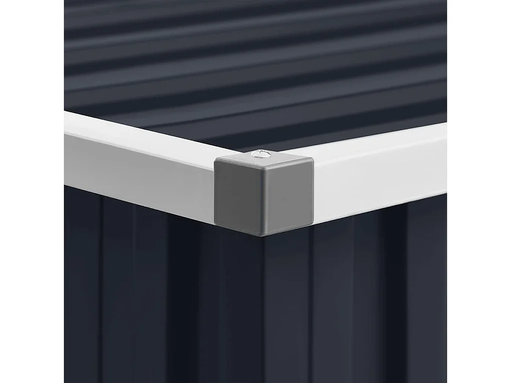 Alum Creek  Abri de jardin Anthracite 195x198x159 cm Acier galvanisé