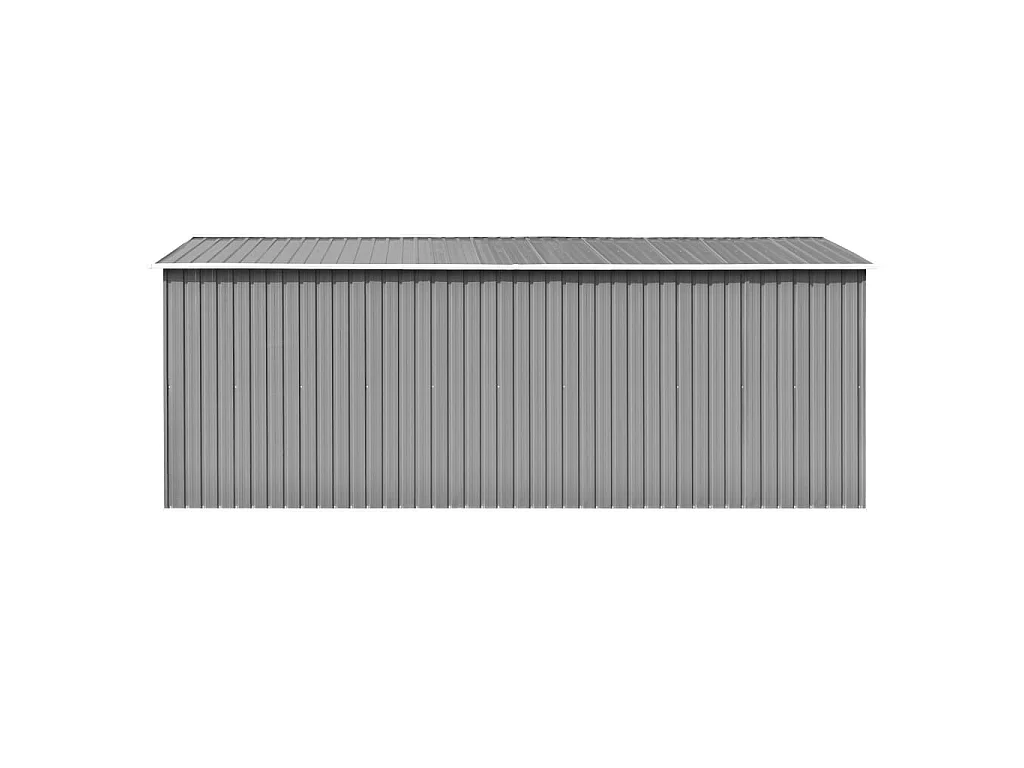 Zulema  Abri de jardin 257x489x181 cm Métal Gris