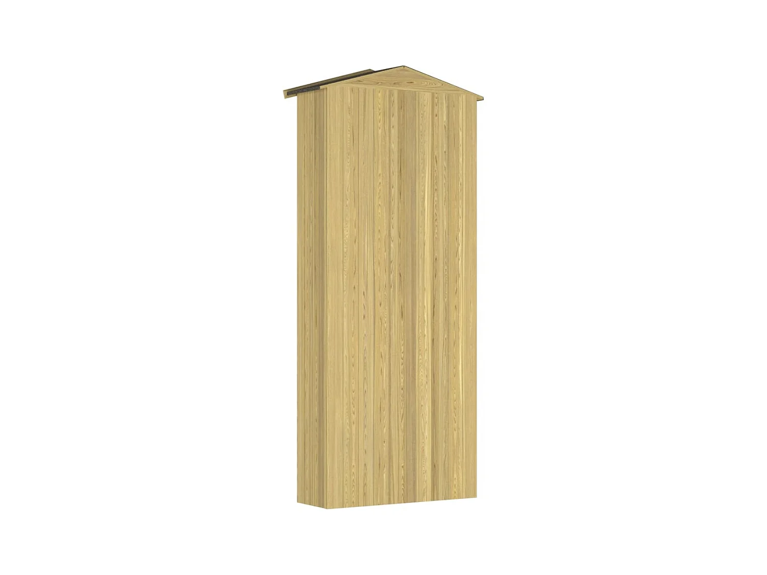 Timothée-Philippe  Abri à outils de jardin 87x33x222 cm Bois de pin imprégné