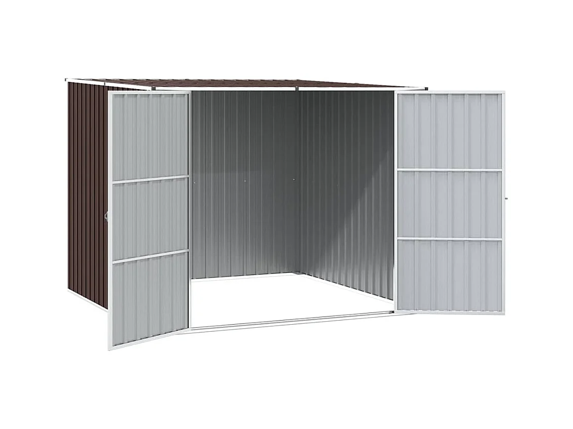 Alum Creek  Abri de jardin Marrron 195x198x159 cm Acier galvanisé