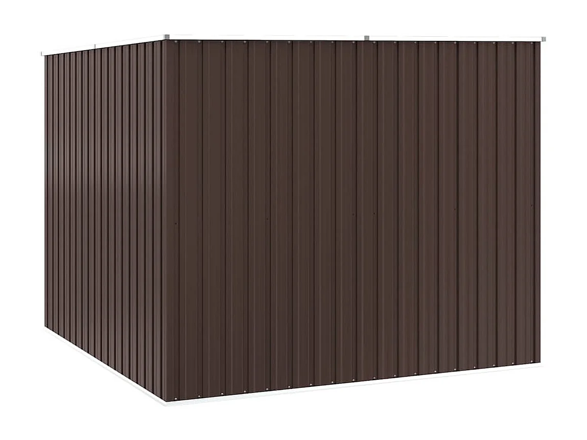 Alum Creek  Abri de jardin Marrron 195x198x159 cm Acier galvanisé