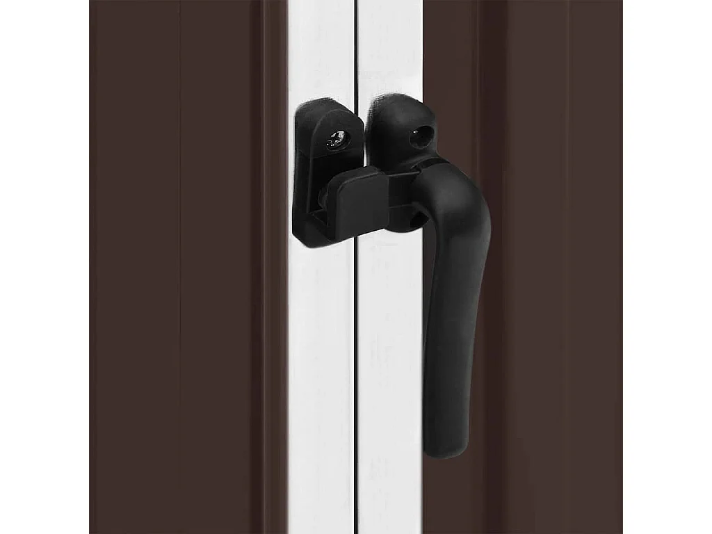 Alum Creek  Abri de jardin Marrron 195x198x159 cm Acier galvanisé