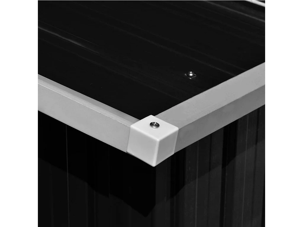 Zulema  Abri de jardin 257x580x181 cm Métal Anthracite