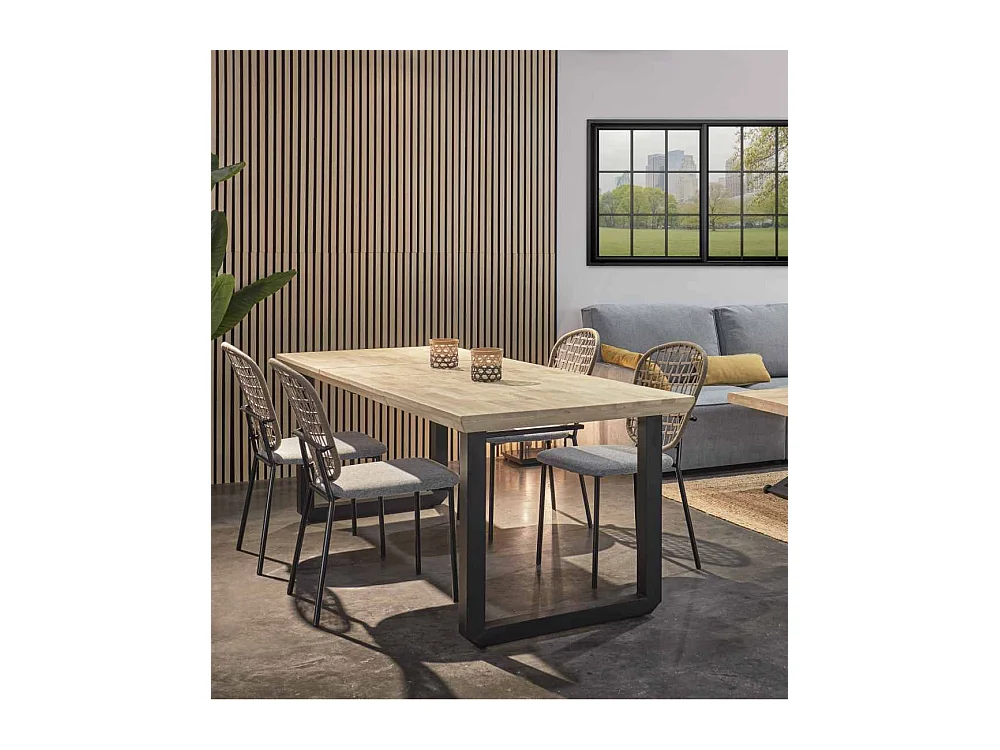 Pack de 2 paneles actústicos de 120x60x2,2 cm de MDF y PET en color roble honey y gris