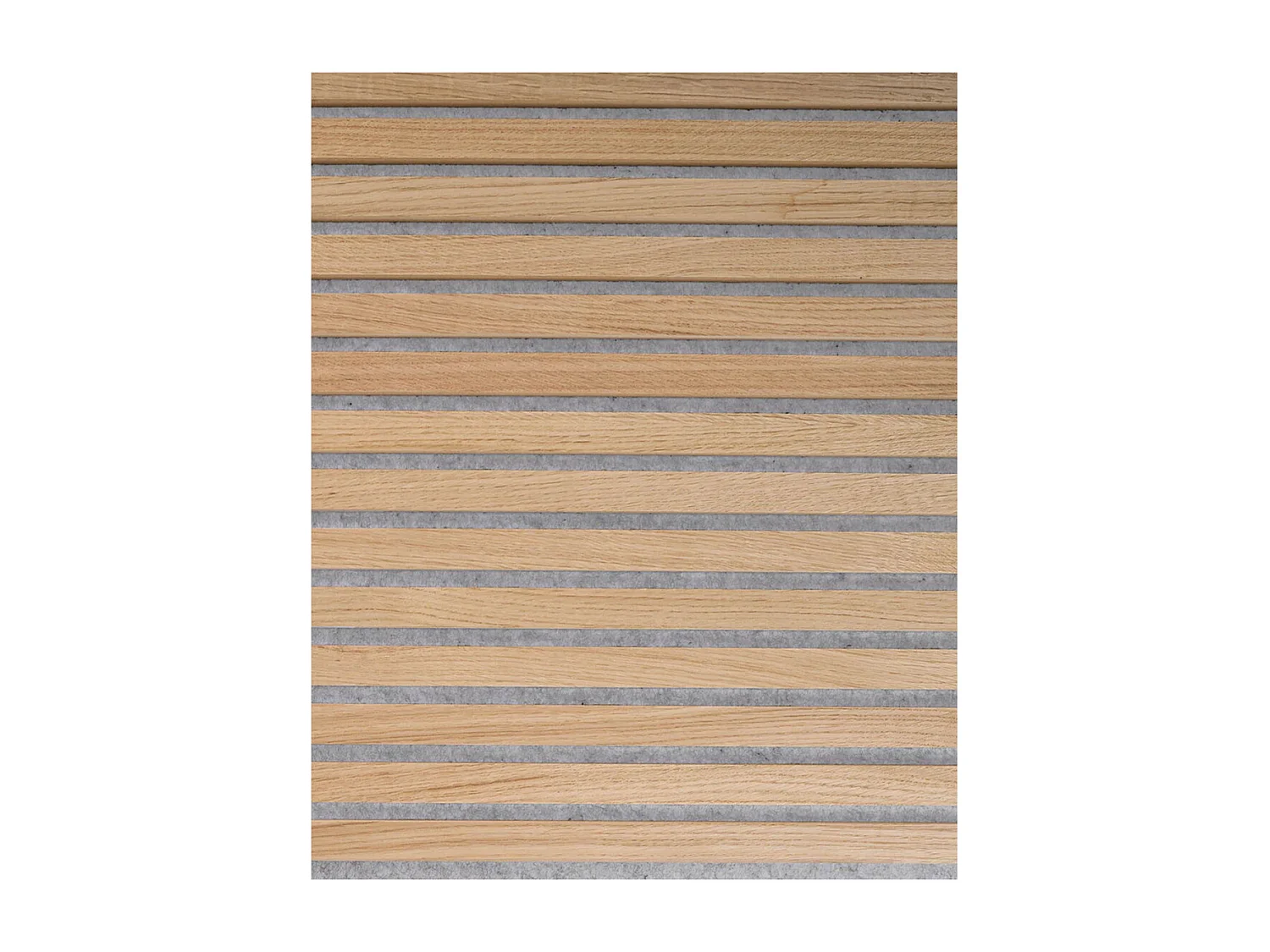Pack de 2 paneles acústicos de 60x240x2,2 cm de MDF y PET para reducir el eco beige Deco