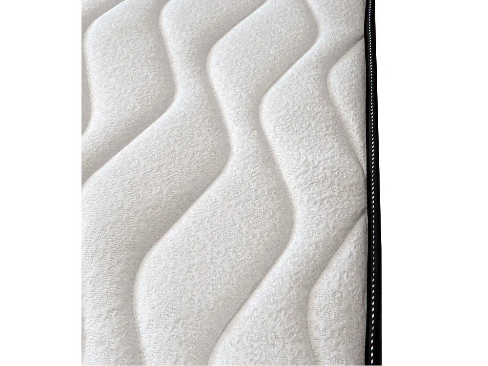 Colchón viscoelástico de 90x180x15 cm con núcleo de densidad de 30 kg en blanco Toc 15