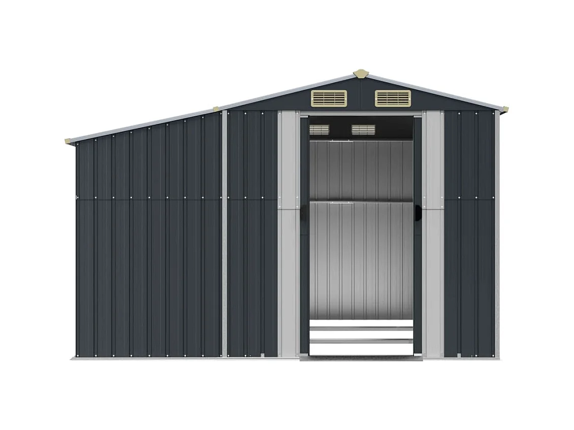 Lakeville  Abri de jardin anthracite 277x279x179 cm acier galvanisé
