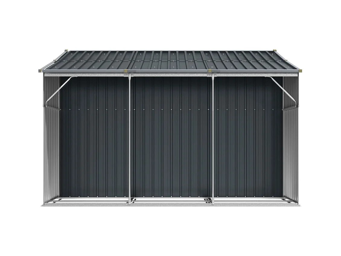 Lakeville  Abri de jardin anthracite 277x279x179 cm acier galvanisé