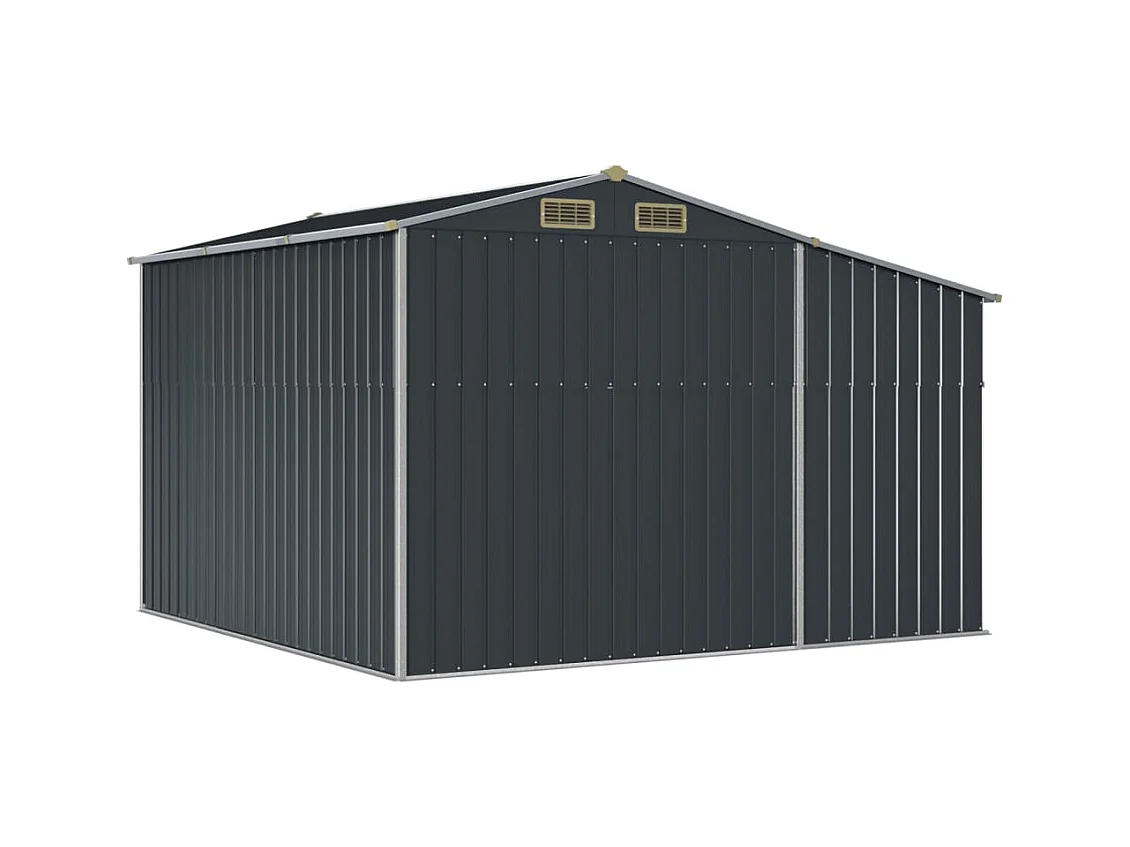 Lakeville  Abri de jardin anthracite 277x279x179 cm acier galvanisé