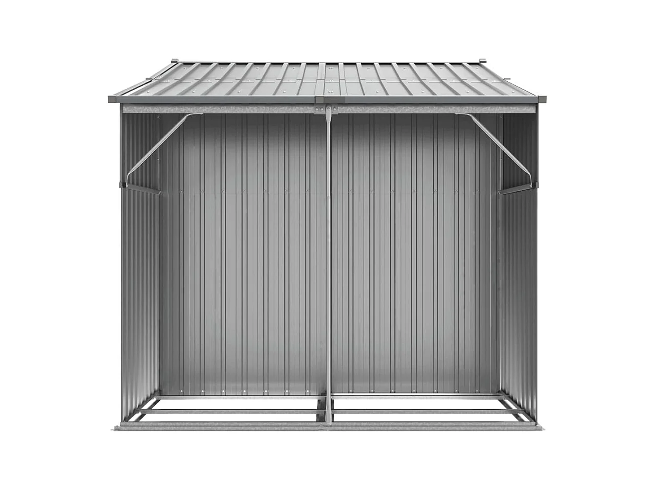 Lakeville  Abri de jardin gris 277x192,5x179 cm acier galvanisé