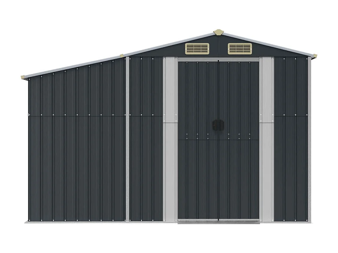 Lakeville  Abri de jardin anthracite 277x192,5x179 cm acier galvanisé