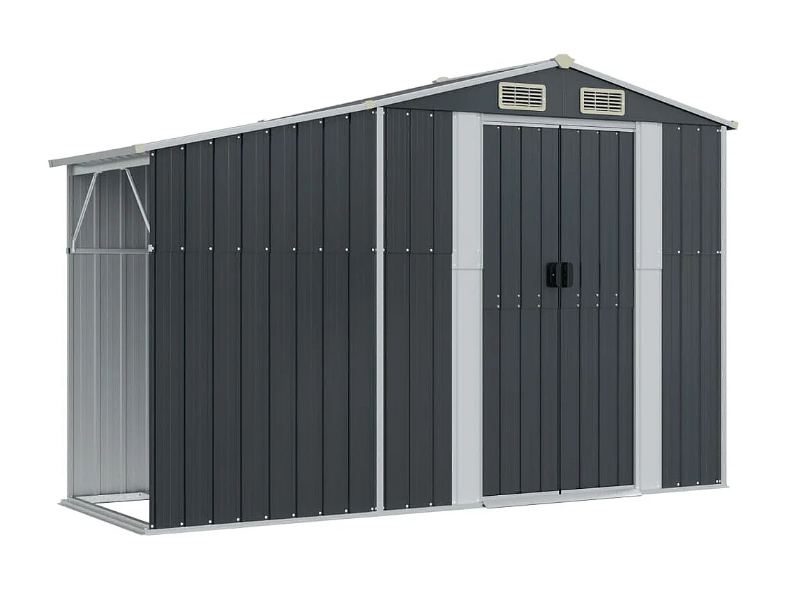 Lakeville  Abri de jardin anthracite 277x192,5x179 cm acier galvanisé